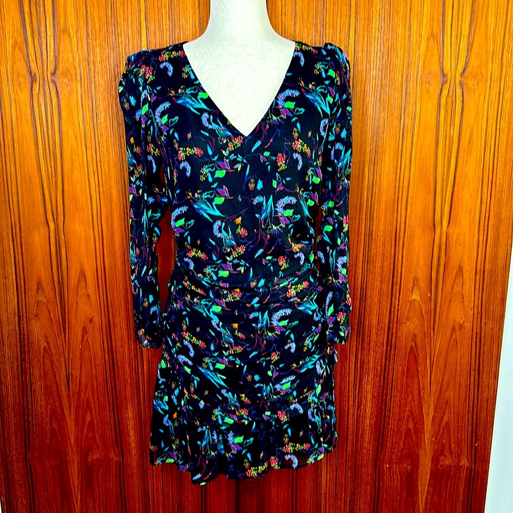 Tanya Taylor silk dress US8 flowers